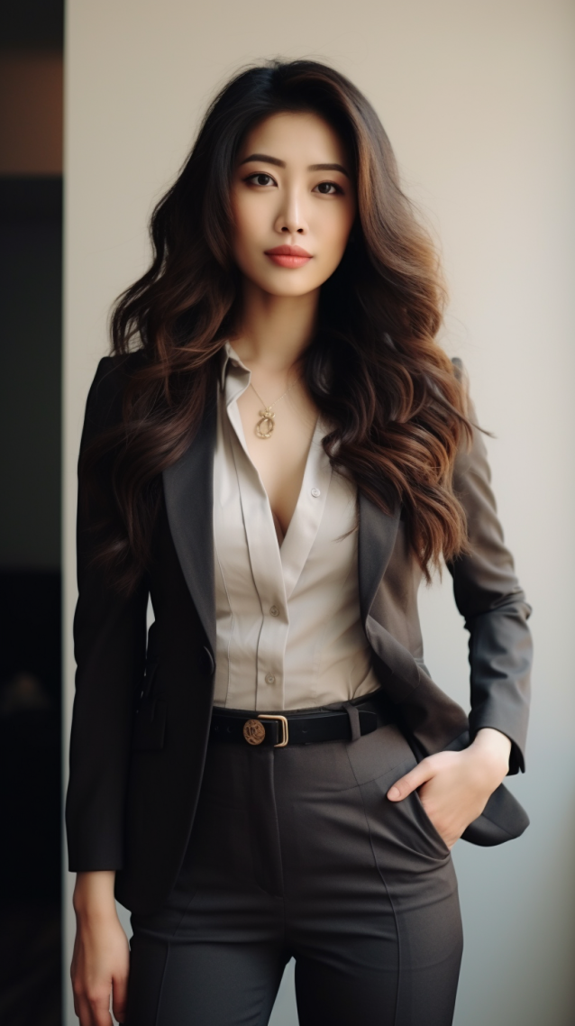 职业装(美女手机静态壁纸) - 美女手机壁纸下载 - 元气壁纸