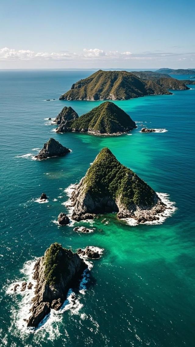 航拍绿色美景