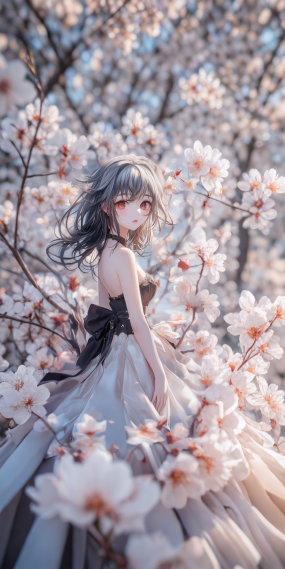 花丛中