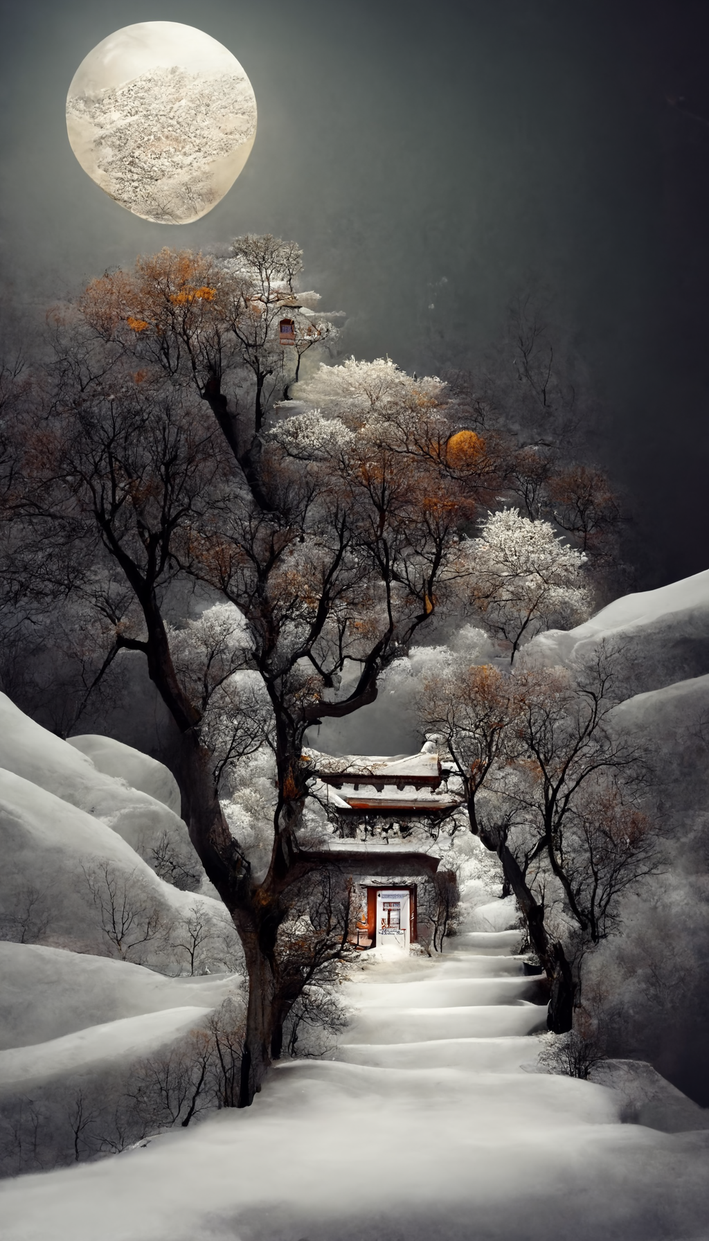 爆款雪景圖