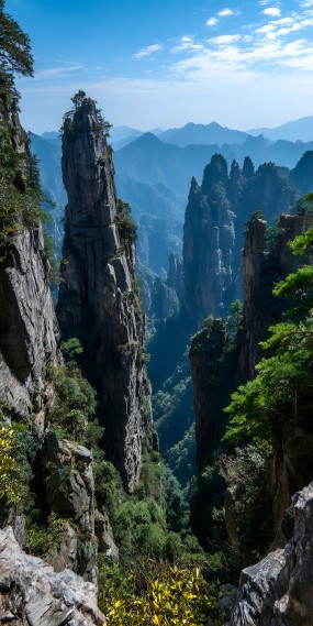 天柱峰林的壮丽奇观
