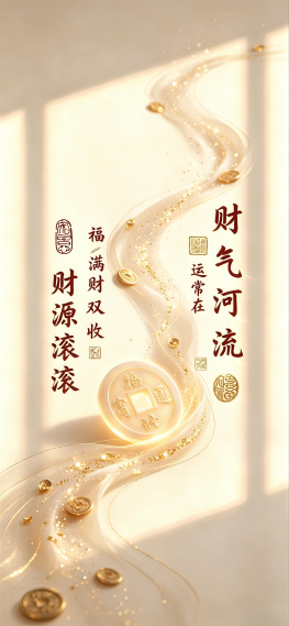 财源滚滚手机壁纸
