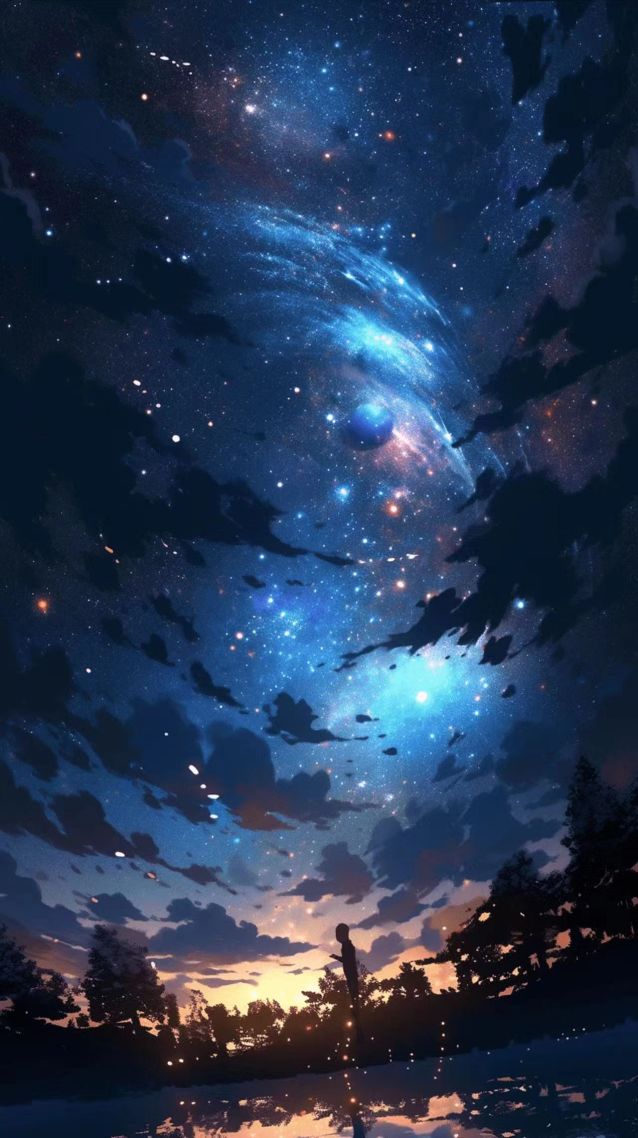 玄幻星空(风景手机静态壁纸) - 风景手机壁纸下载 - 元气壁纸