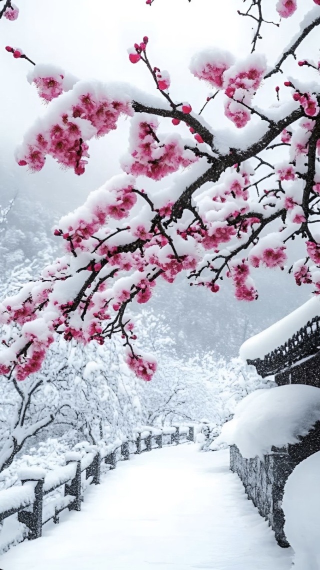 美丽雪景