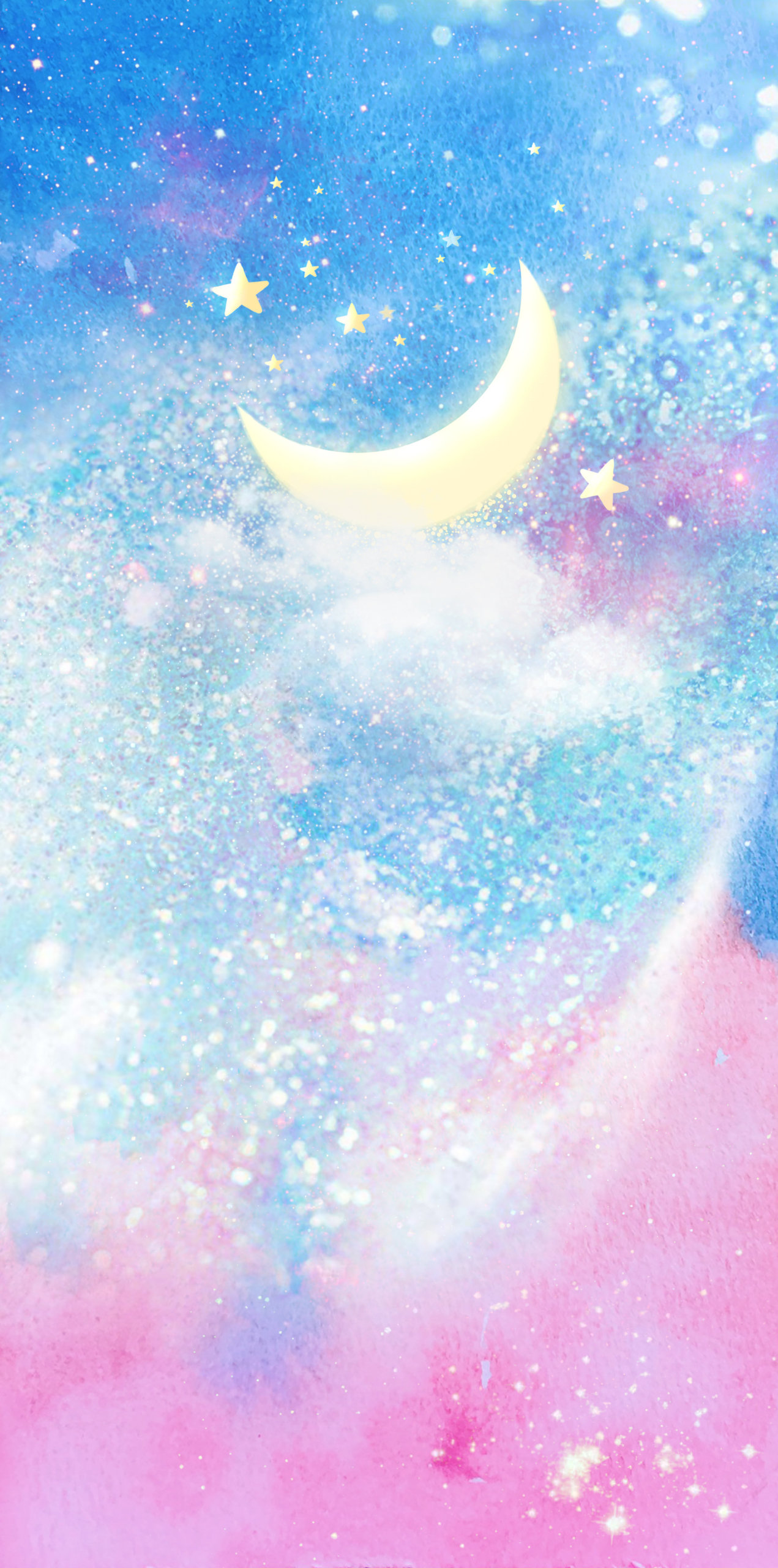 璀璨星月微信屏保壁紙