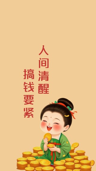 人间清醒搞钱要紧