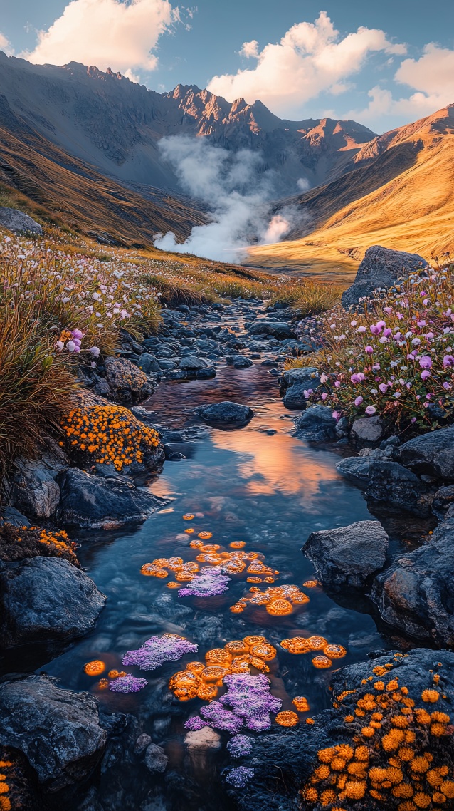 火山岛溪流