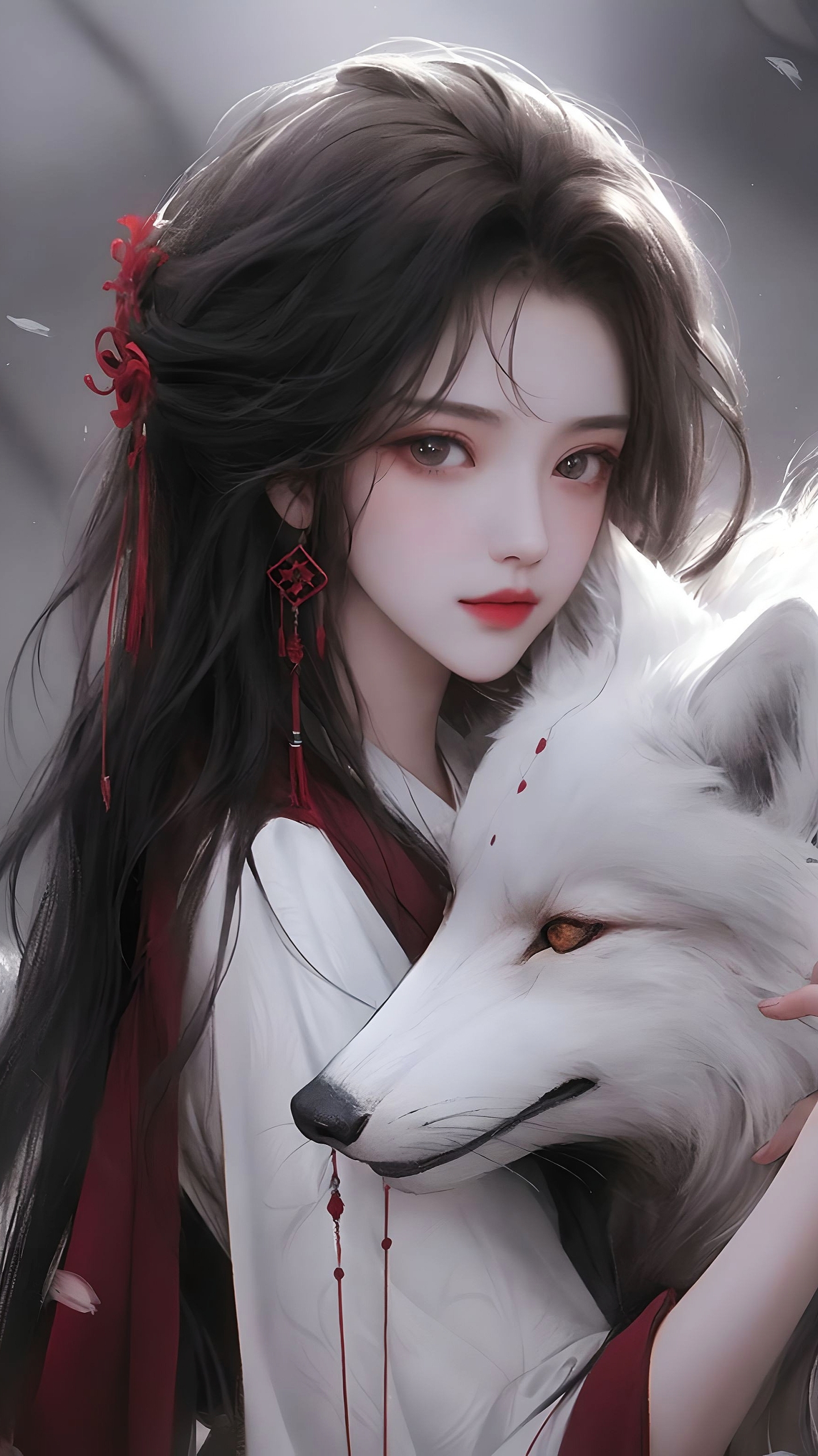 抱狐女孩