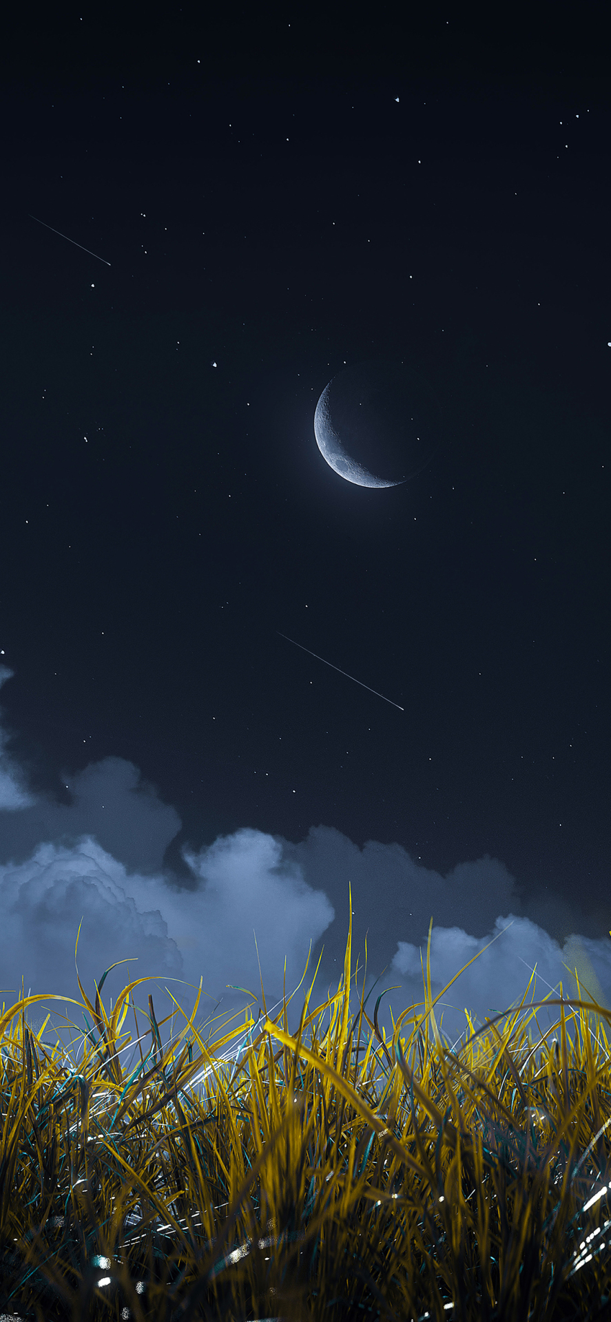 文艺小清新星空夜晚