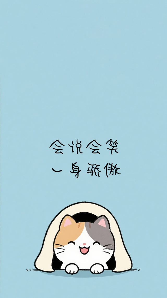 会说会笑一身骄傲
