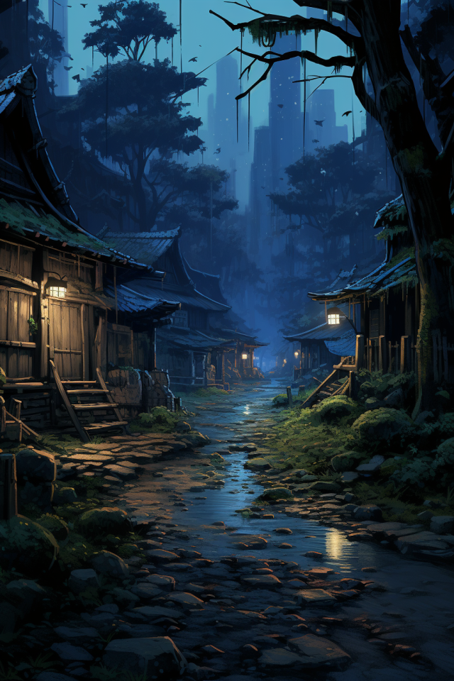 夜晚