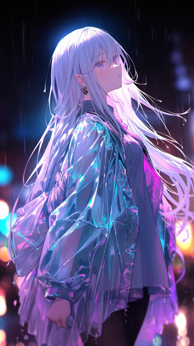 冷酷紫色少女
