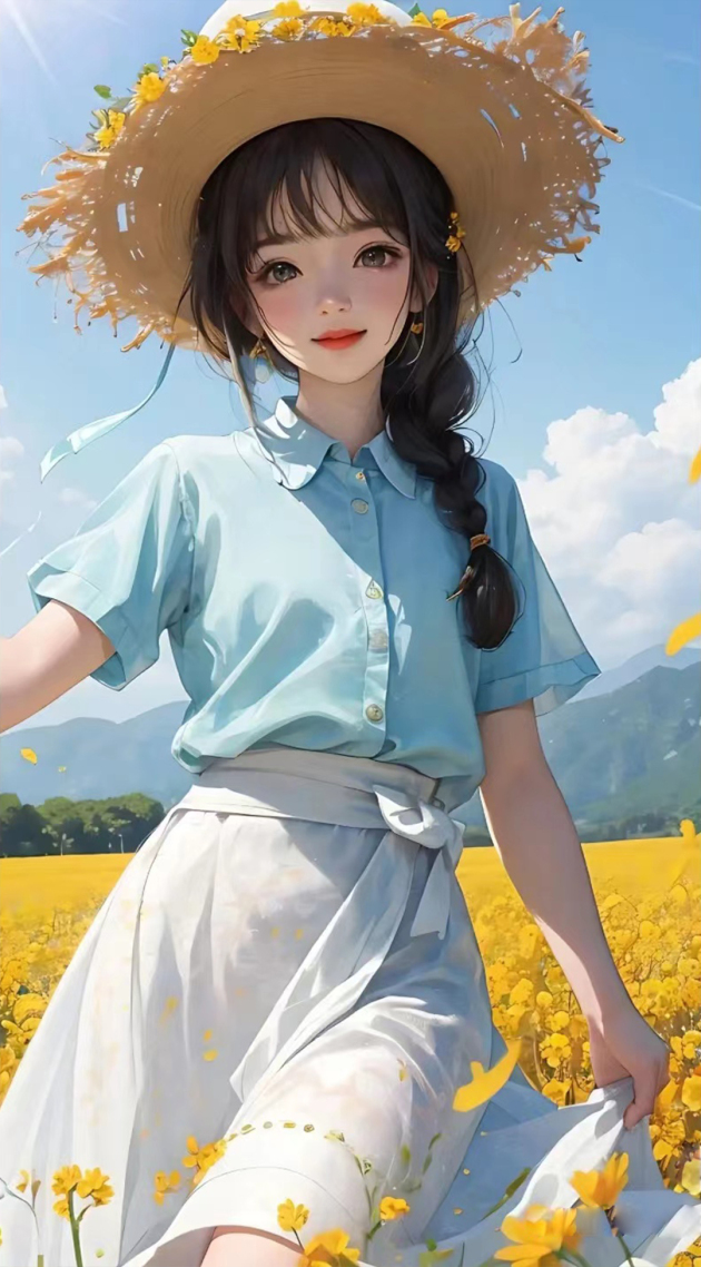 草帽少女