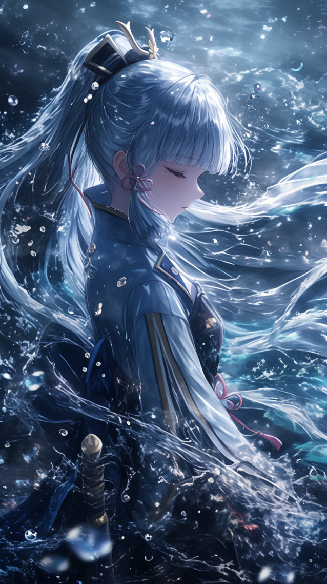 雪墨壁纸丨神里绫华