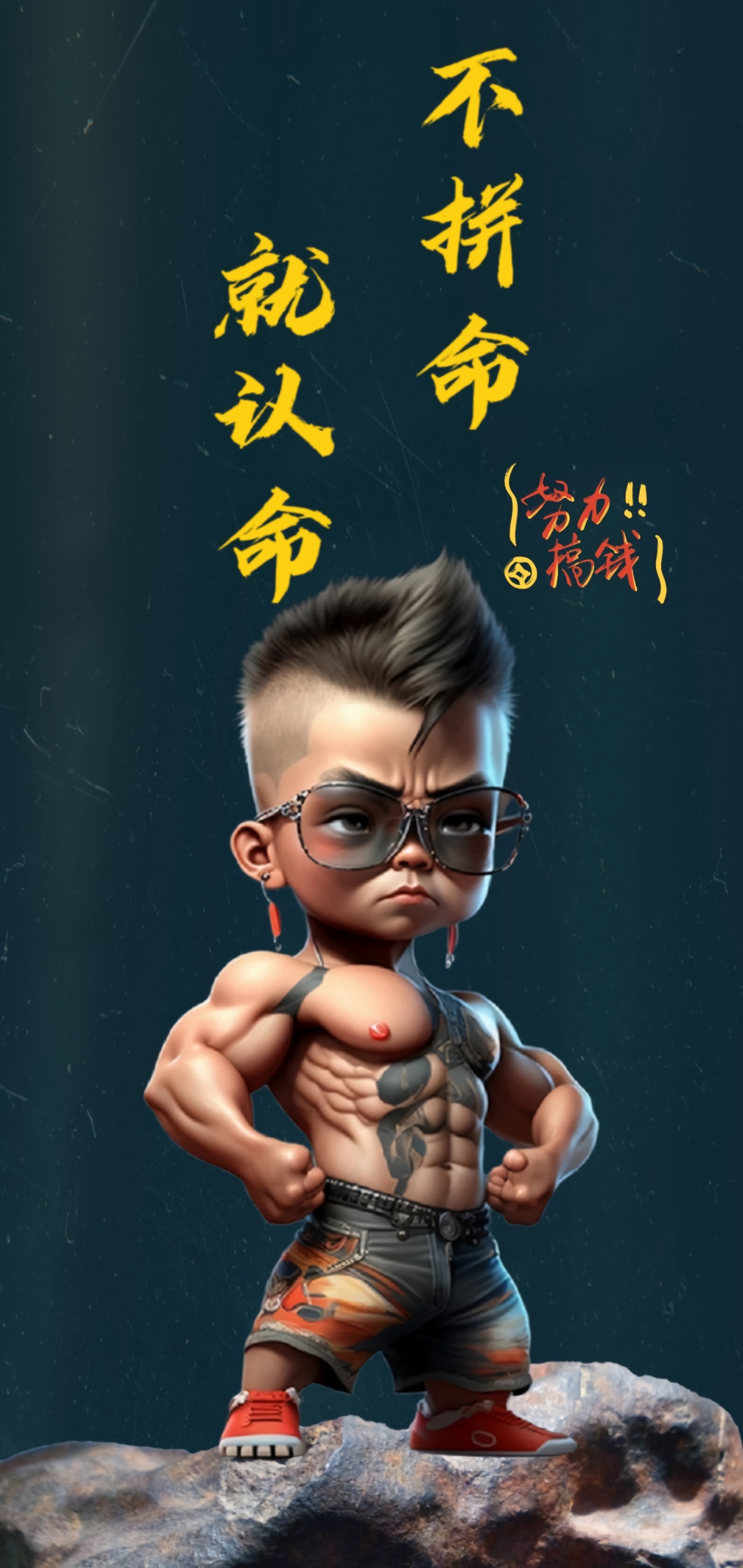 不拚命就認命