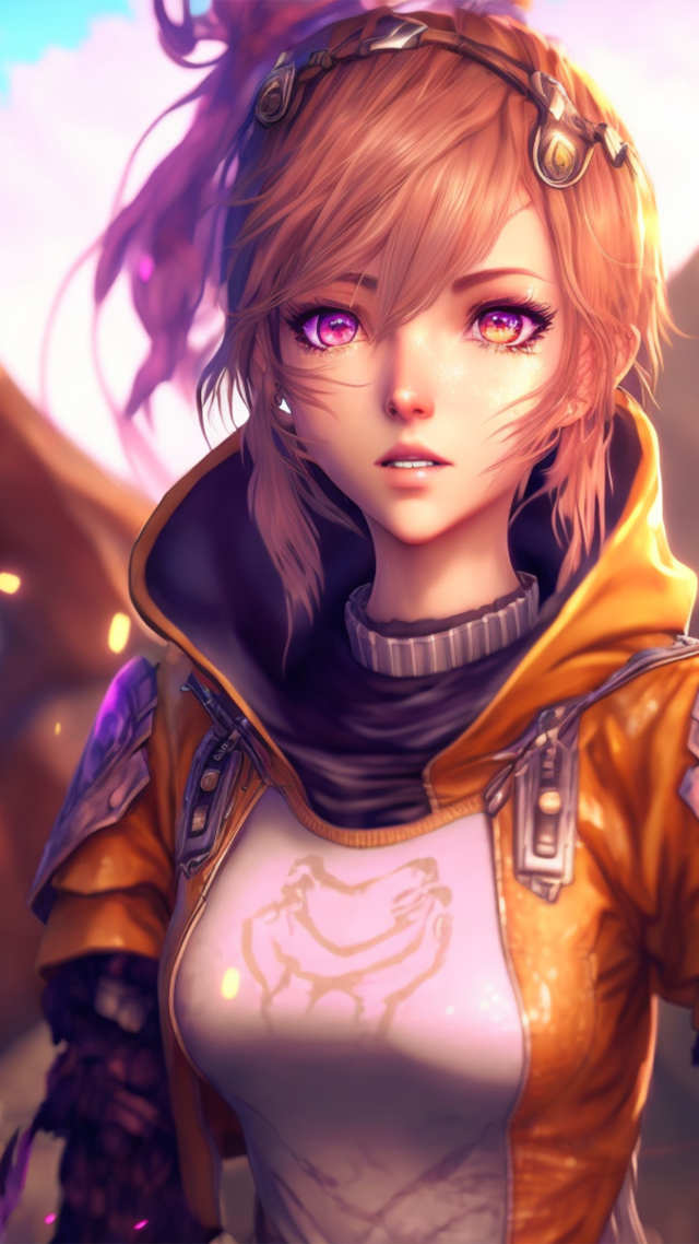 紫眸少女