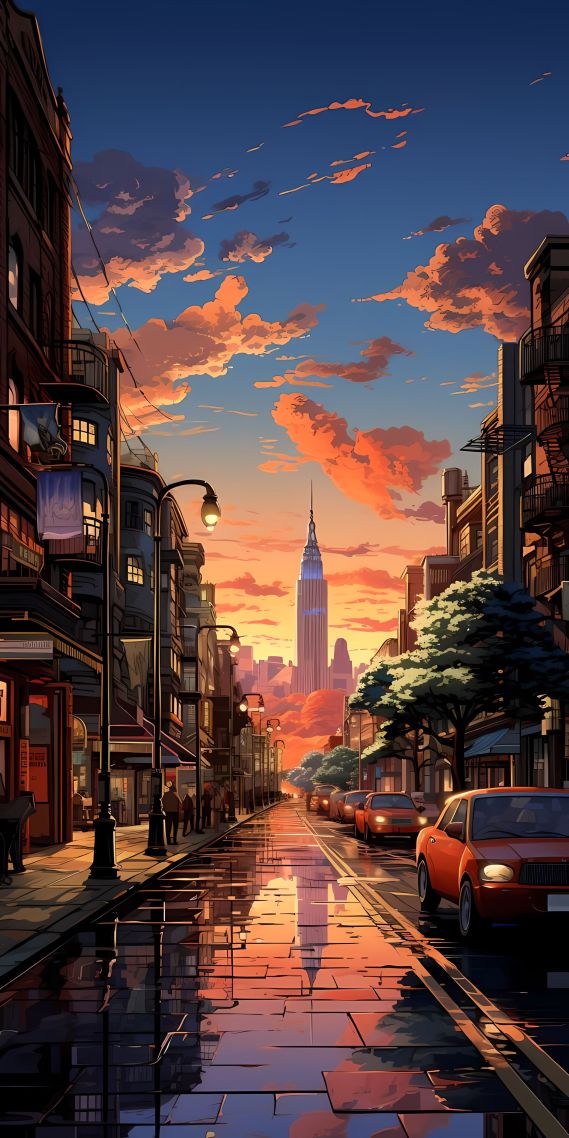 雨後街道
