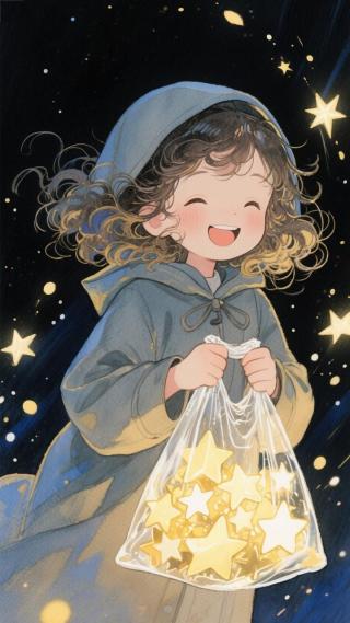 摘下小星星