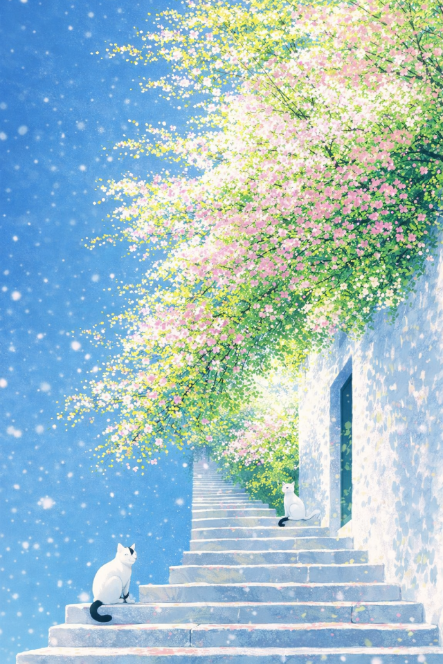 猫咪与蓝天