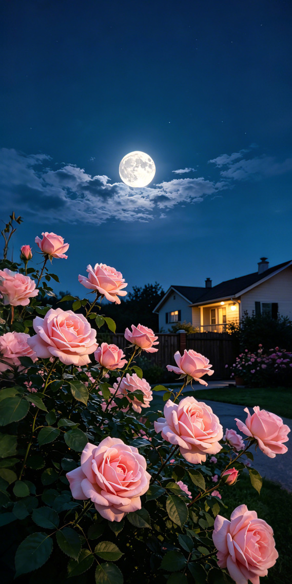 夜晚花朵