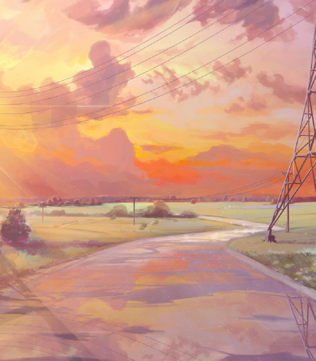 微信聊天背景sunset