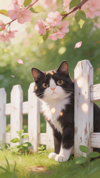 篱笆外的猫