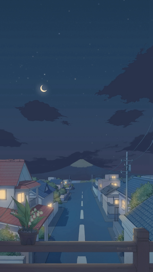 夜晚的燈光手機桌面圖片