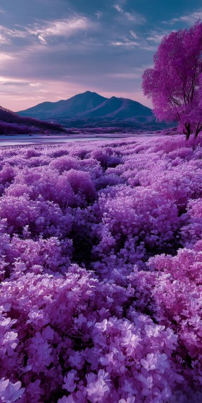 紫梦花海