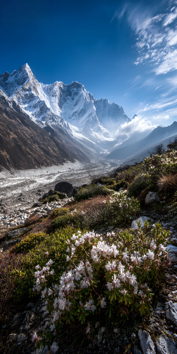 雪山繁花