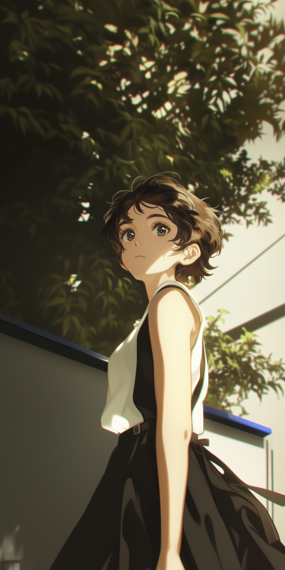 短髮女孩