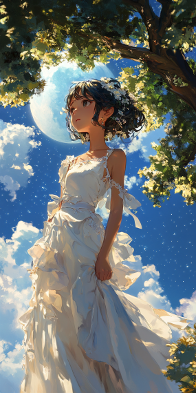 白色长裙
