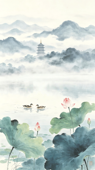 烟雨江南