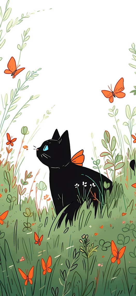 猫咪蝴蝶
