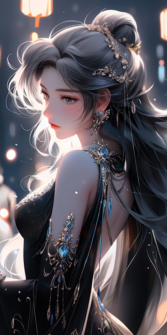 晚风(原画)(美女手机静态壁纸) - 美女手机壁纸下载 - 元气壁纸