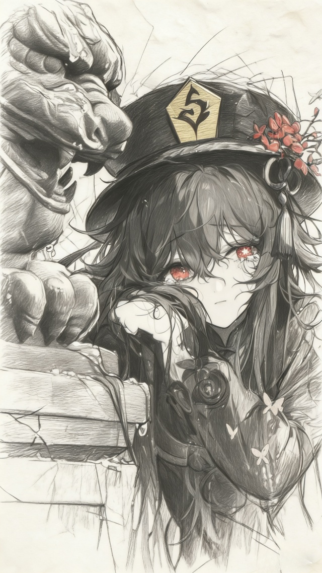 胡桃（素描风）