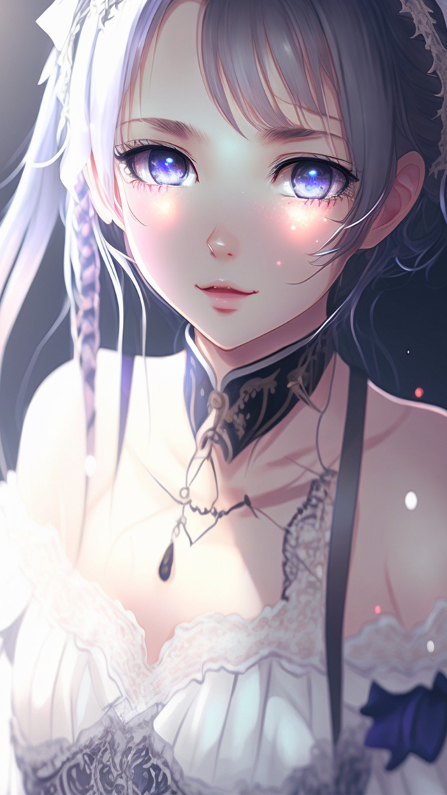 銀髮少女