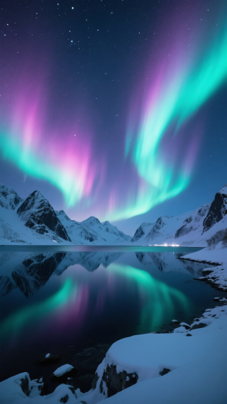 极光夜景