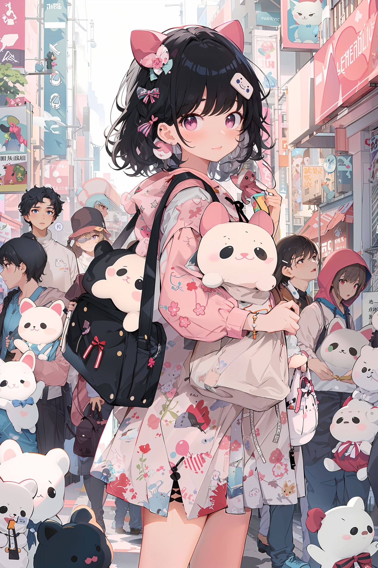 街拍少女
