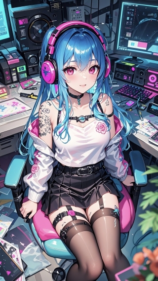 二次元游戏少女