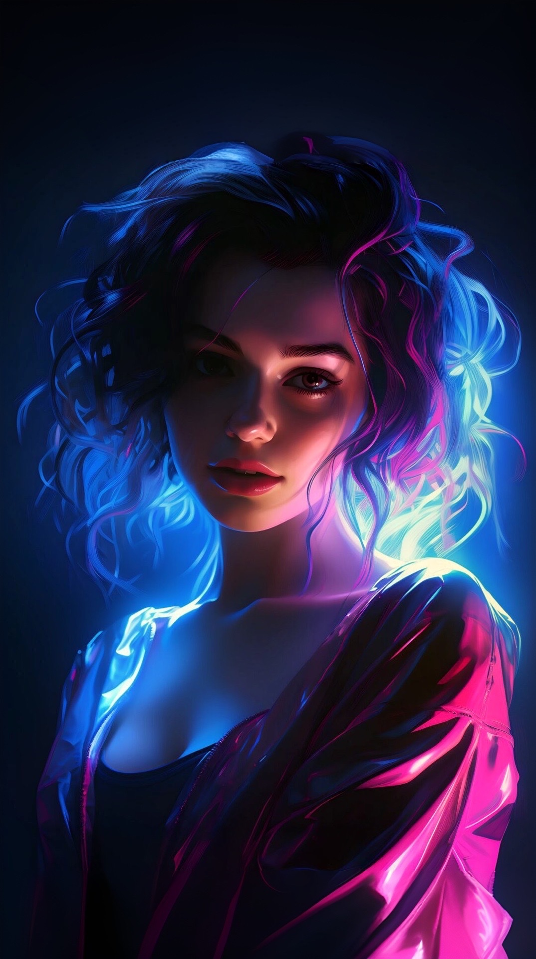 暗黑系性感的美女