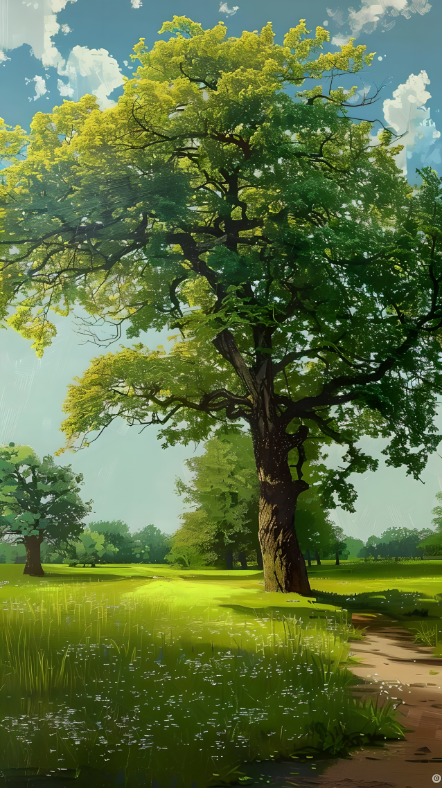 绿色护眼(风景手机静态壁纸) - 风景手机壁纸下载 - 元气壁纸