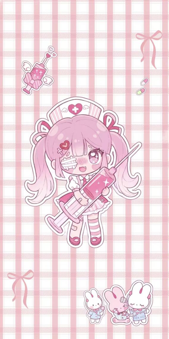    粉色护士小兔