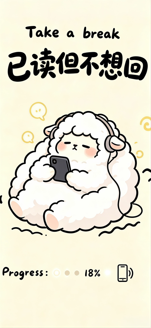 已读不想回手机壁纸
