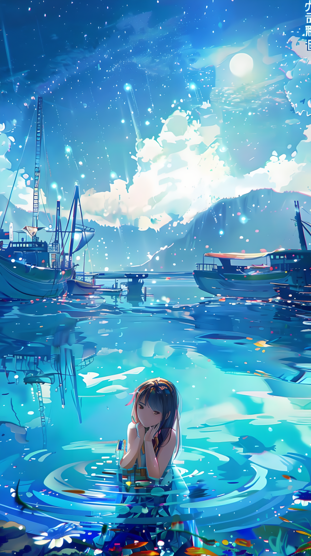 插畫小女孩