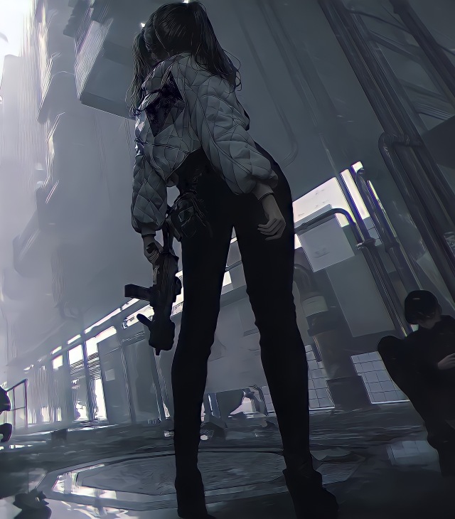 二次元动漫游戏清纯美女