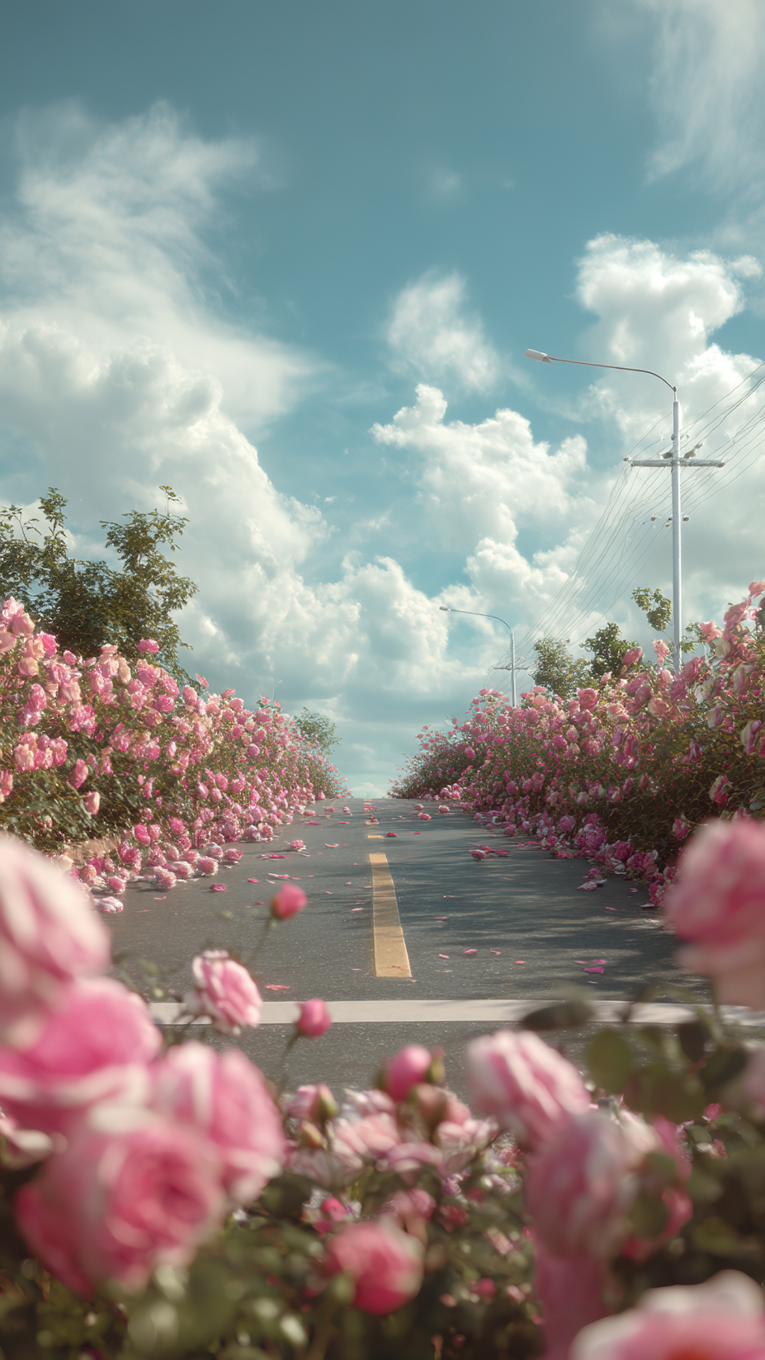 鲜花小道