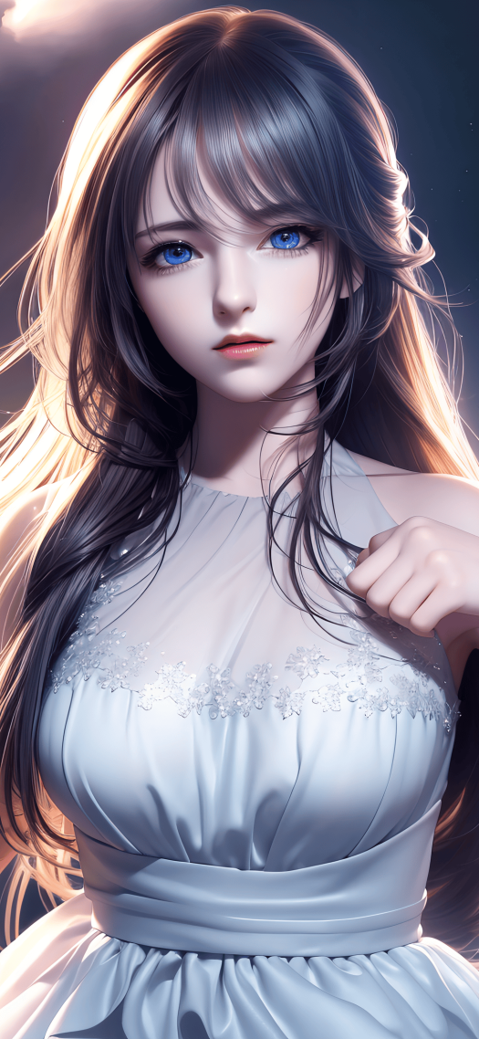 长发美女