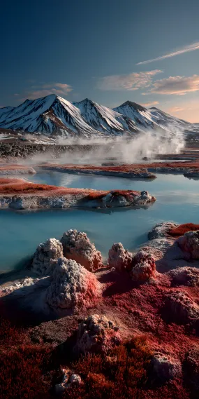 冰火之境，极地温泉奇观