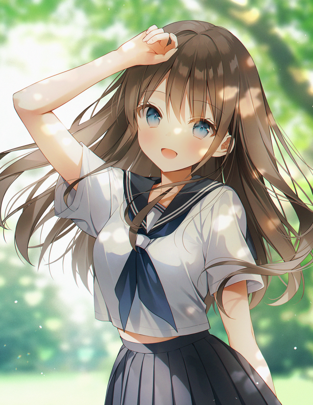 纯情少女(动漫手机静态壁纸) 动漫手机壁纸下载 元气壁纸