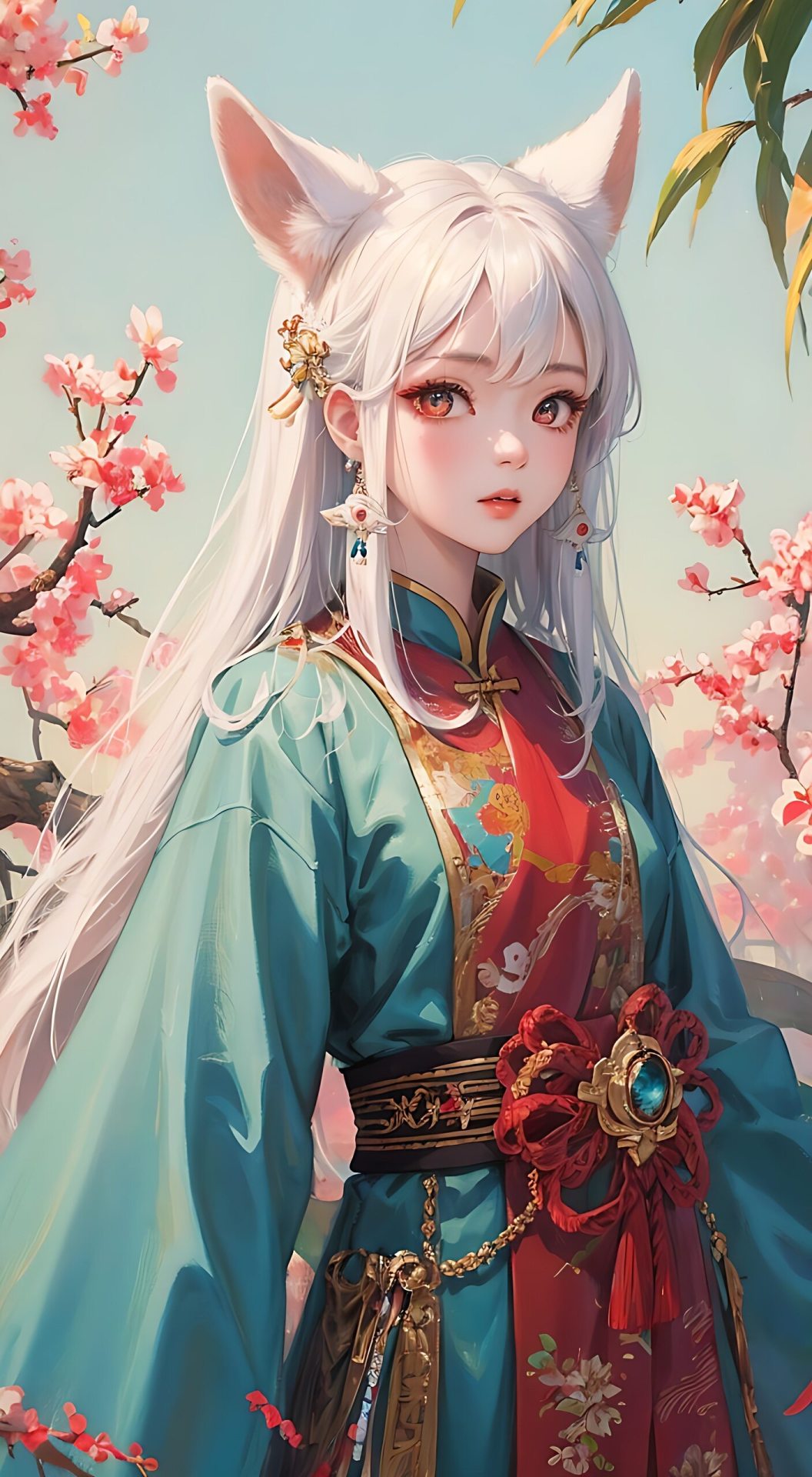 貓耳古風少女